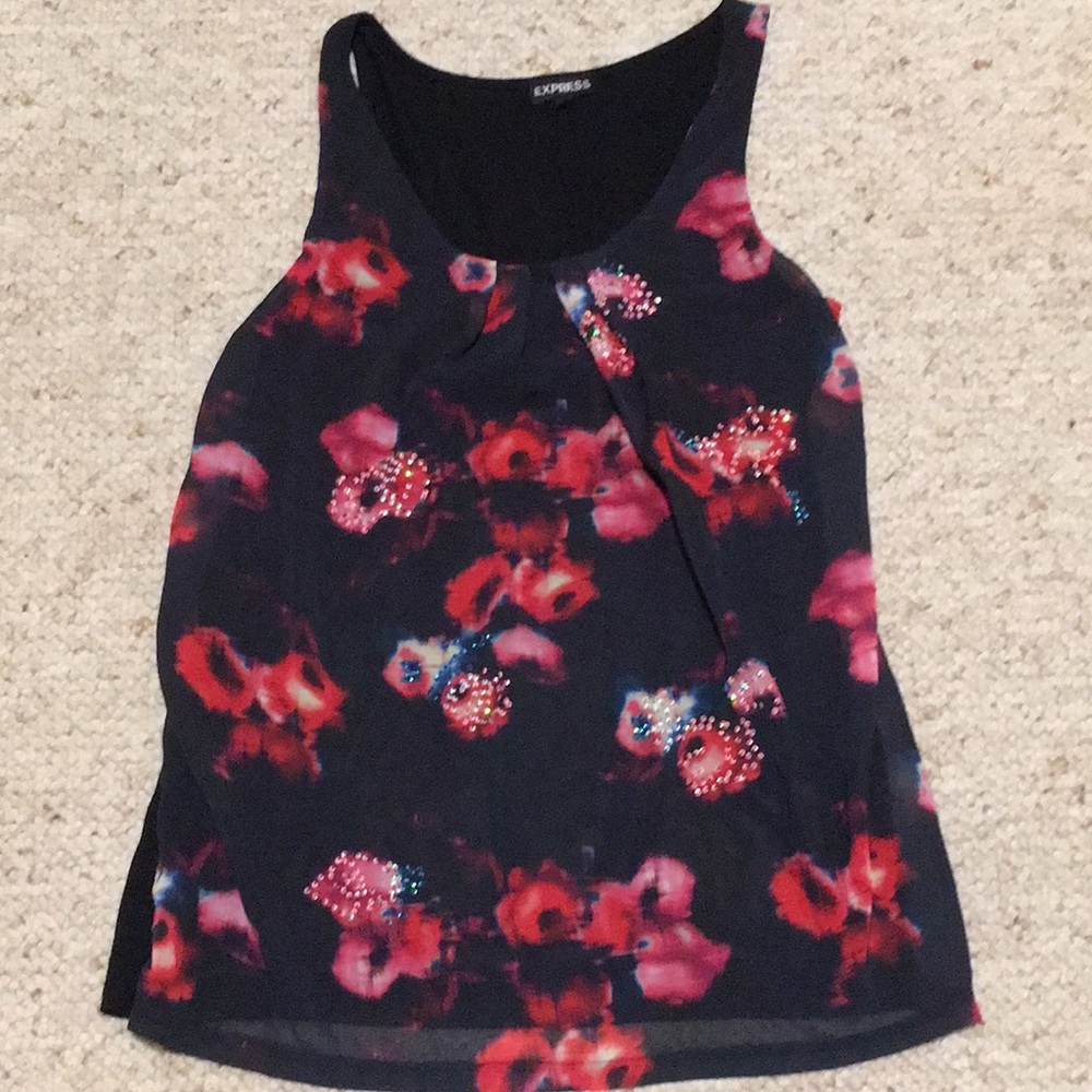 Express sleeveless blouse